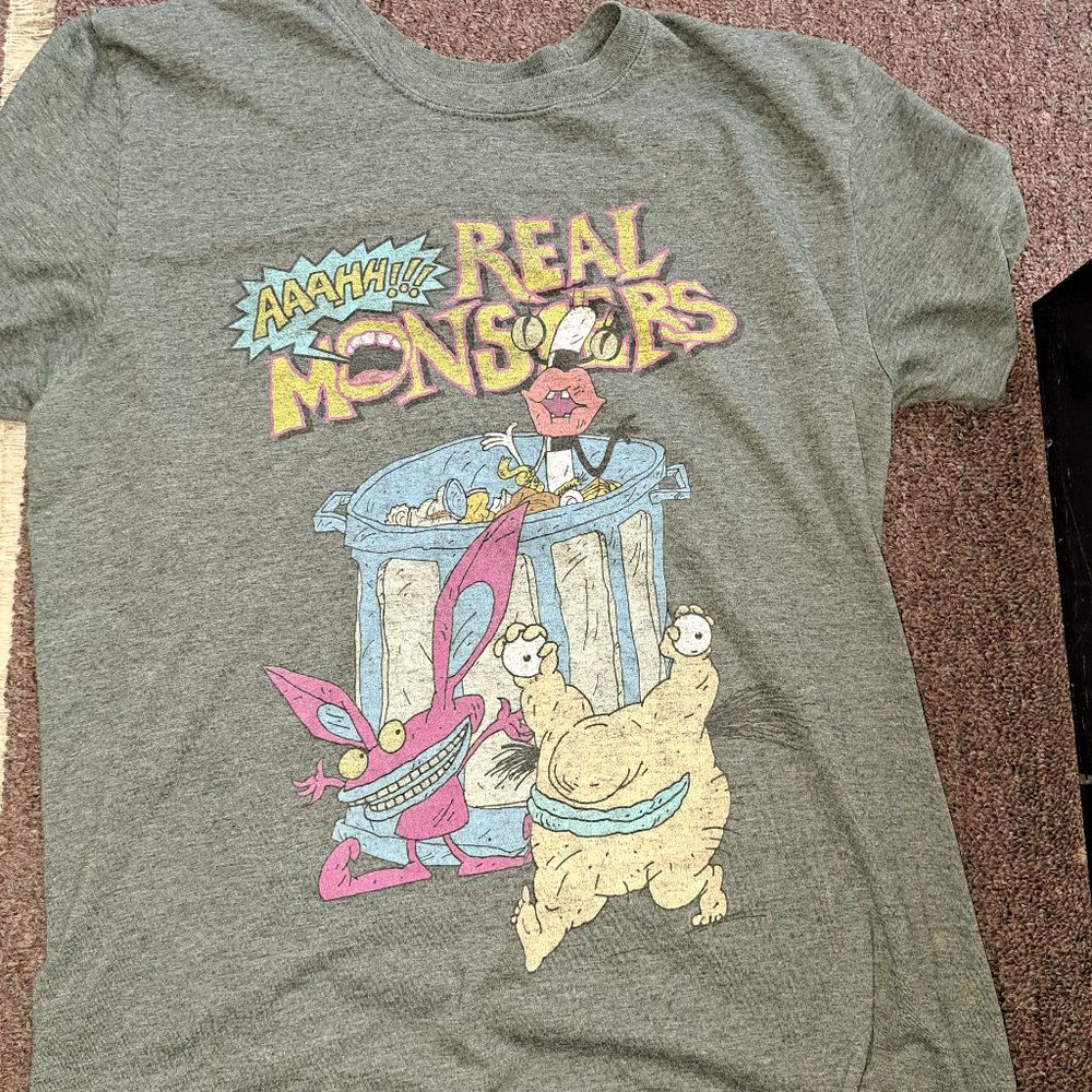 AUTHENTIC AHH REAL MONSTERS T-SHIRT (VERY VERY RARE)(GREAT PRICE)
